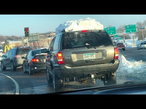 Why It Is Illegal to Drive with Snow on Your Car&rsquo;s Roof