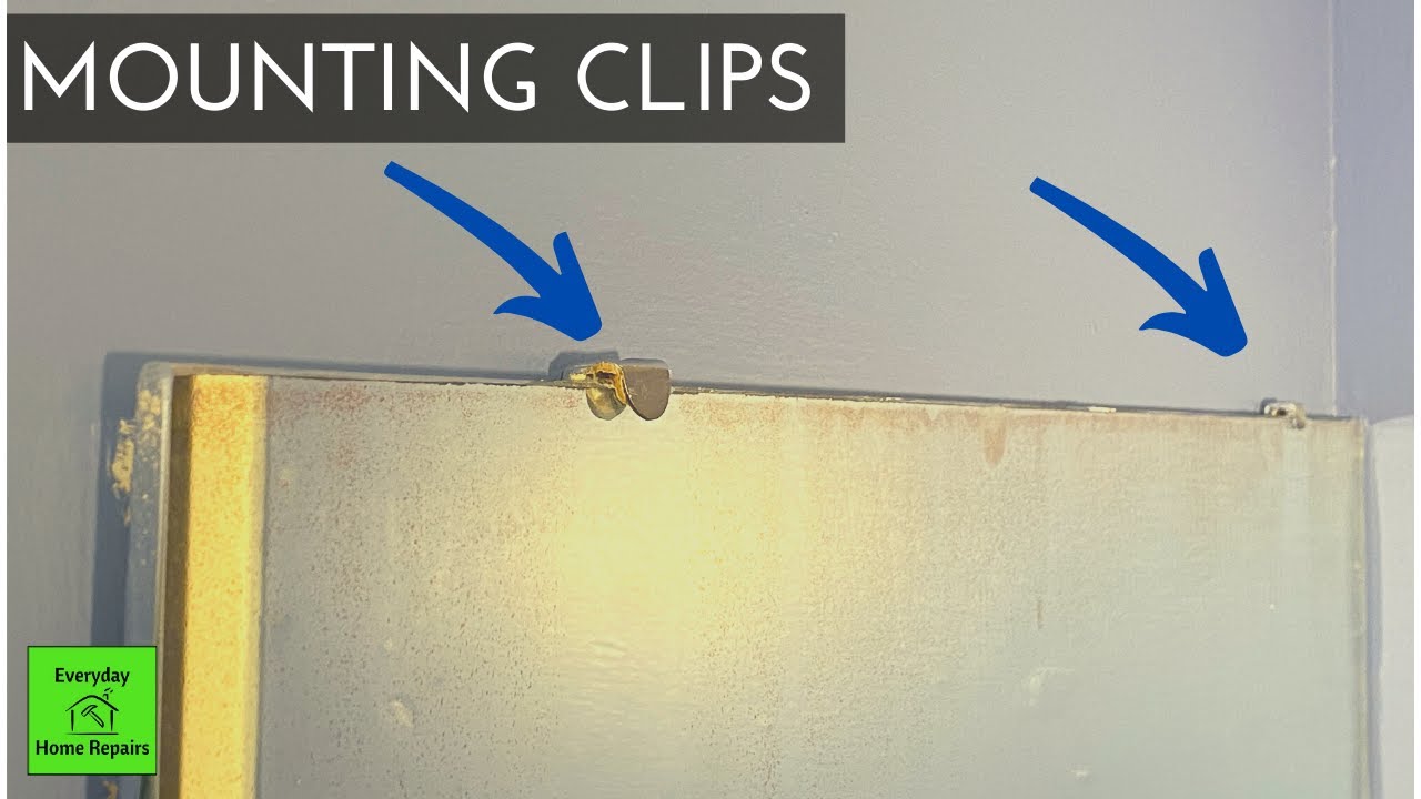 Removing A Bathroom Mirror Mounting