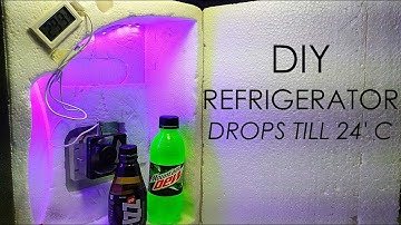 How To Make Mini Refrigerator At Home | Topped With Fun| Peltier Projects| DIY Fridge| DIY#18