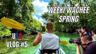 Weeki Wachee Springs State Park, Florida 🌴 USA Road Trip #5 - Travel Vlog