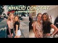 going to a khalid concert + meeting aspyn ovard!!