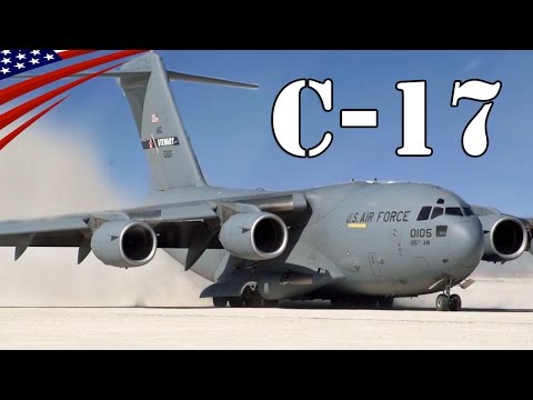 C-17 Globemaster III Dirt Runway Landing & Take-off - C-17