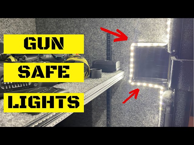Gun Safe Motion Lights DIY 