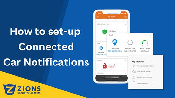 How to Setup Connected Car Notifications Using Alarm.com App