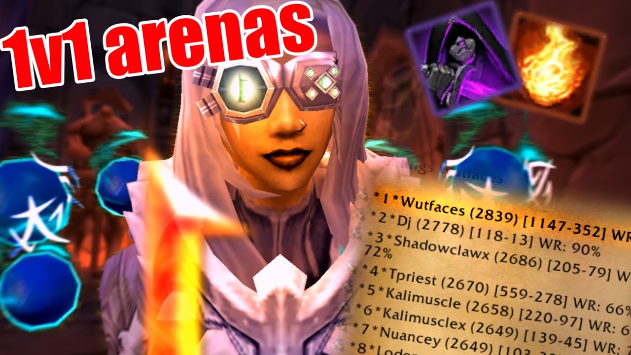 Ascension WoW Area 52 1v1 arenas - Wutface - YouTube