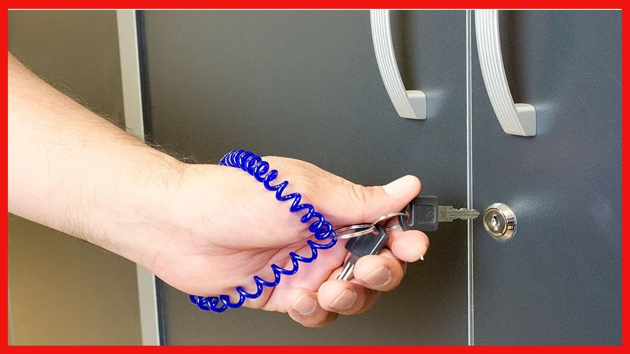 How to Keep Your Keys Handy and Secure with Wrist Coil Key Chains - YouTube