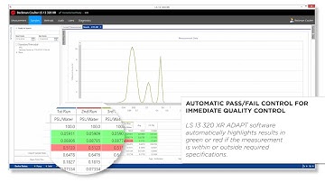 LS 13 320 XR ADAPT Software Automatic Pass/Fail Check