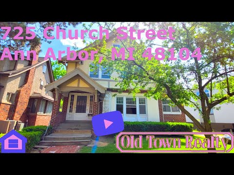 725 Church, Ann Arbor, MI home video tour