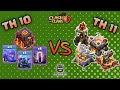 Town Hall 10 vs Town Hall 11 | TH10 vs TH11 3 Stars | cLan MahaRdika | Clash of Clans