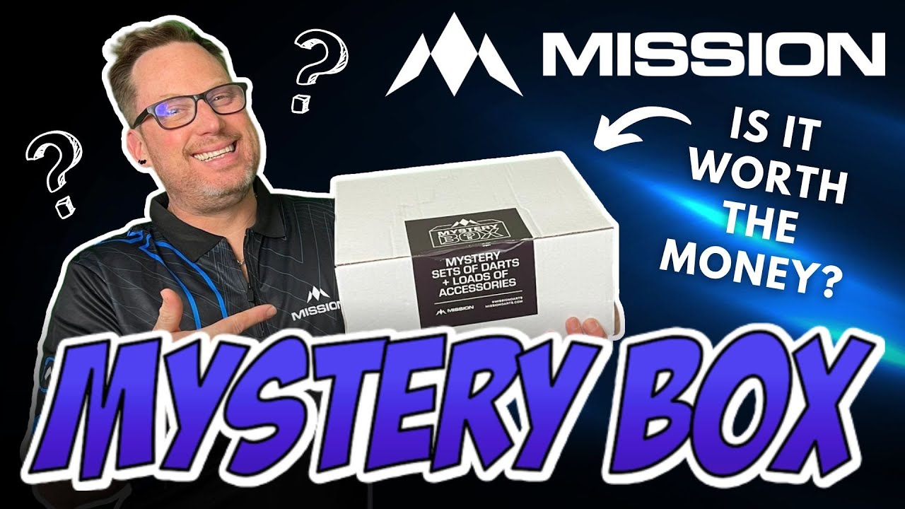 Mission Mystery Box - Steel Tip Darts & Accessories - Worth £90