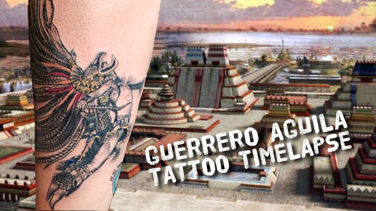 GUERRERO AGUILA TATTOO TIMELAPSE - YouTube