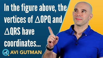 In the figure above, the vertices of ∆OPQ and ∆QRS have coordinates DS71602.01