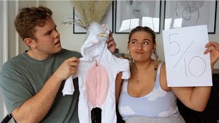 FAMILY BUYS OUR BABY GIRL OUTFITS *rated by us* | James and Carys