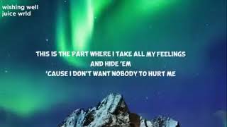 Juice WRLD- wishing well (clean - lyrics)