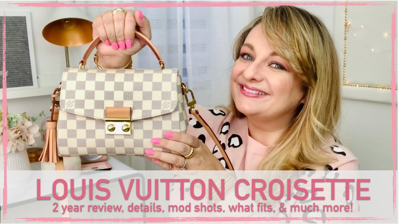 Louis Vuitton Croisette  2 year review, full details, mod shots, what  fits, & much more! 