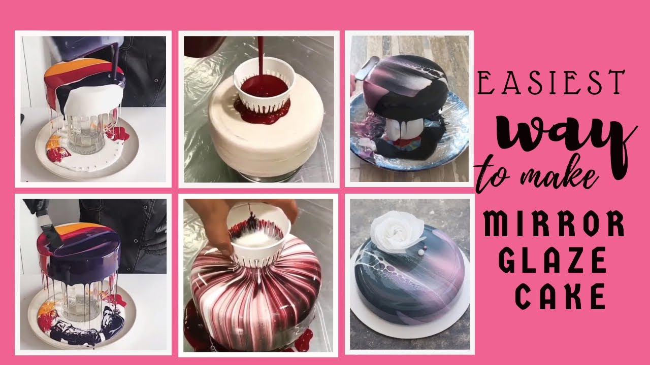 How to make Mirror Glaze Cakes Compilation Big Burp YouTube