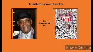 if tony todd did a voice work for 101 dalmatians street