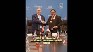 Honorary Meeting between the Deputy Governor of Jakarta Mr. Rano Karno and the Mayor of the Metro...