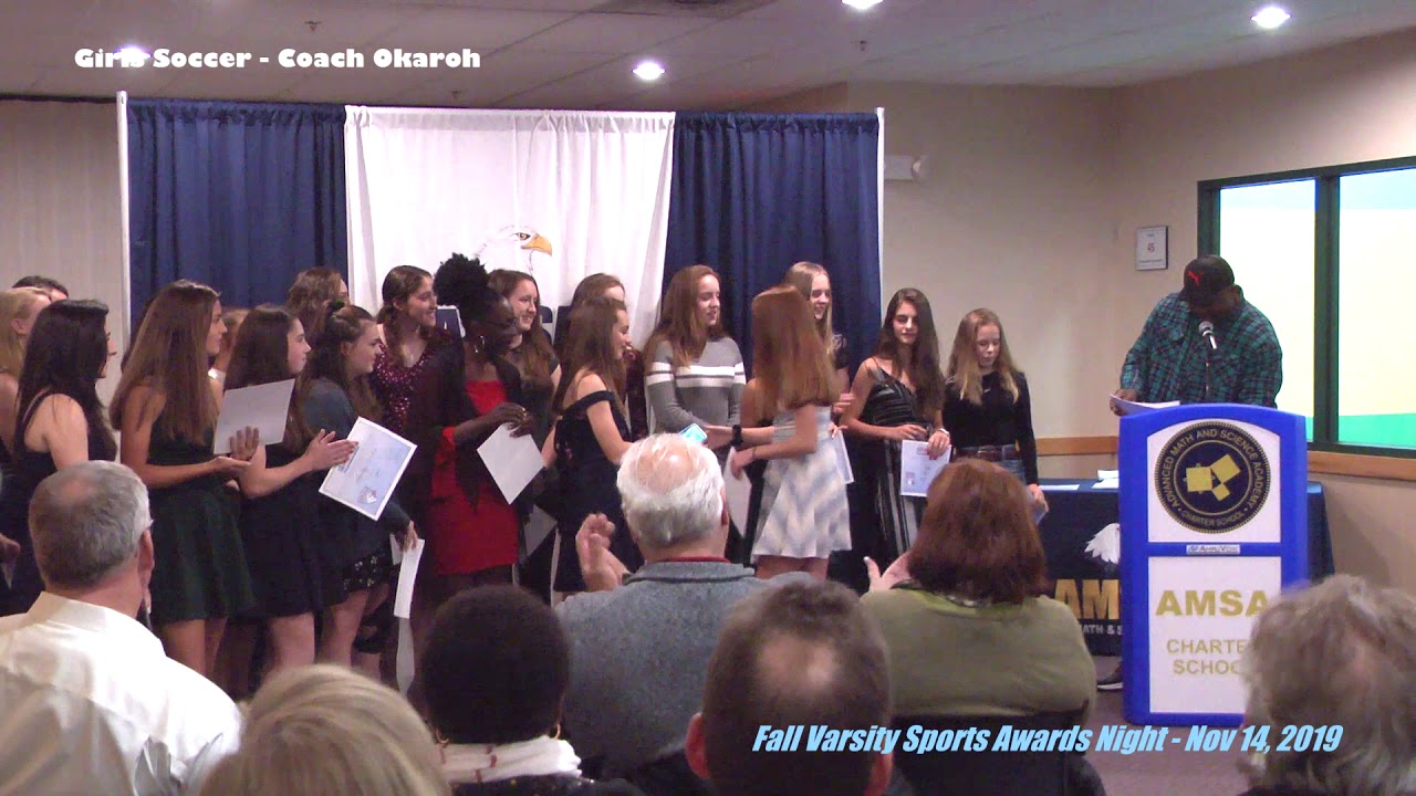 Fall 2019 Sports Awards Night Girls Soccer YouTube