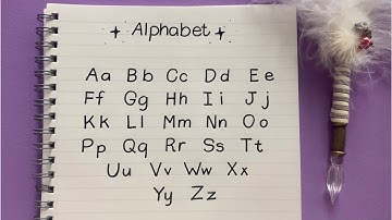 How to Write English Capital and Small Letters in Two Lines | Neat & Clean Print Handwriting A to Z