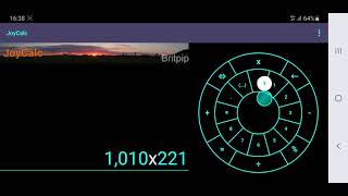 JoyCalc - The calculator evolved! - Free for Android on Google Play! - Multiplying (landscape) screenshot 3