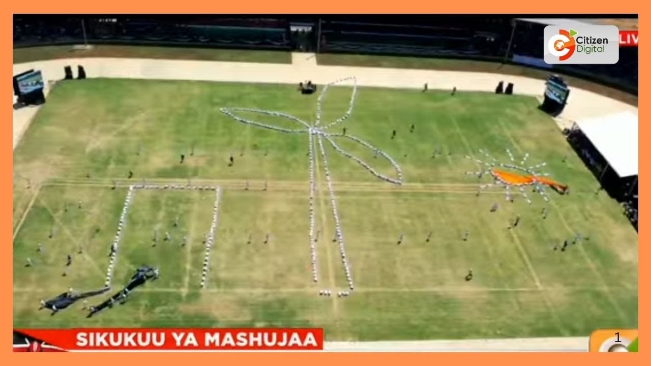 Children entertain Mashujaa Day guests with songs and magnificent choreography in Kitui