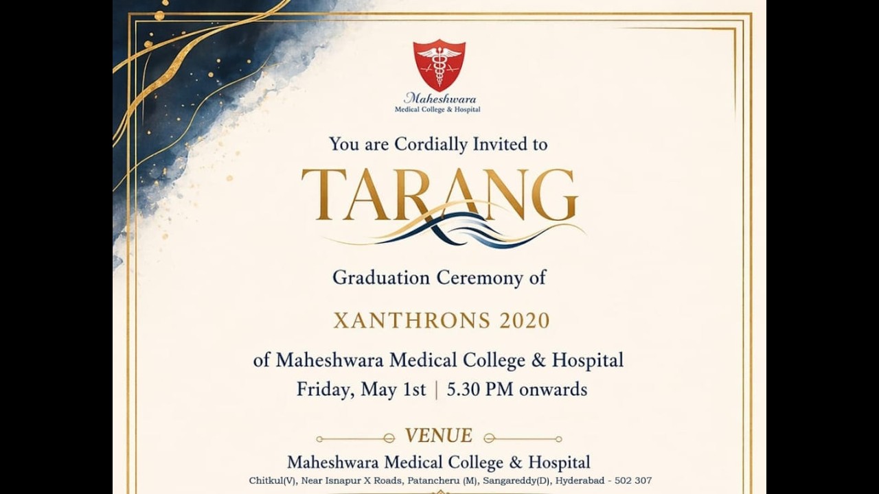 Maheshwara Medical College Convocation 2026