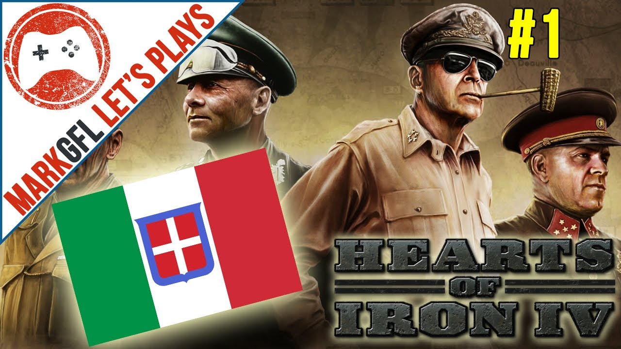 Hearts of Iron IV: Italy Historical Playthrough (inc BBA dlc) - Part 1