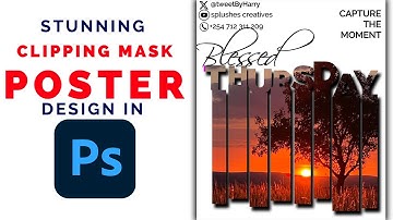 Stunning Clipping Mask Poster Design - Step-by-Step Tutorial