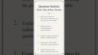 Physics PhD, BARC interview questions | Statistical Mechanics