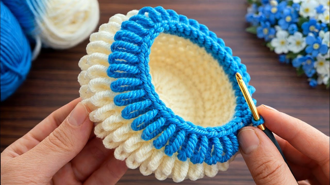 SUPER BEAUTIFUL 😉 MUY BONITO ✔ Super Easy Crochet Decorative Basket | Useful & Profitable Idea 💰
