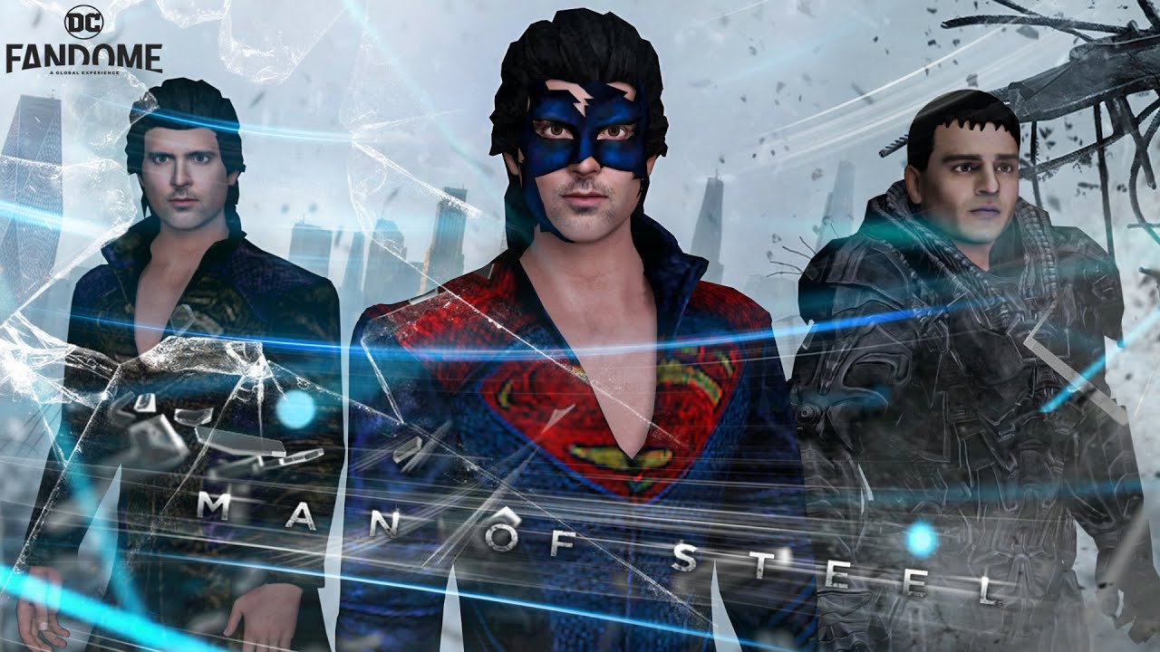 Man Of Steel + Krrish ( Fan Animation Superheroes Parody ) | #restorethesnyderverse