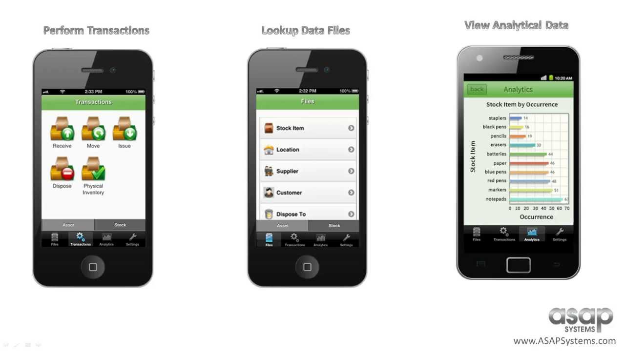 Inventory Management System Mobile App- Inventory and Asset Tracking System- ASAP Systems - YouTube