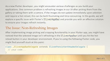 Resolving Image Refresh Issues in Flutter