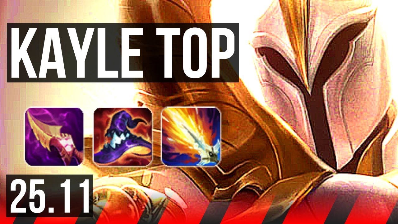 KAYLE vs FIORA (TOP) | 9 solo kills, 62k DMG, 19/5/7, Dominating | EUW Master | 25.11