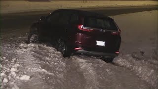 Wintry mix causing slick roads, messy commute