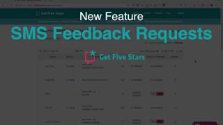 SMS Feedback Requests for GetFiveStars! screenshot 1