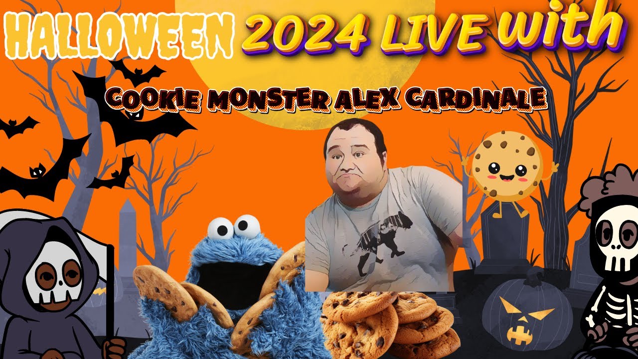 Halloween 2024 LIVE W/ Cookie Monster Alex Cardinale - YouTube