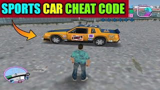 GTA Vice City Sports Car Cheat Code ( New 2022 ) | SHAKEEL GTA