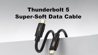 Hagibis Thunderbolt 5 Cable (Intel Certified), 120Gbps Data Transfer, 240W Fast Charging,16K@60Hz screenshot 4