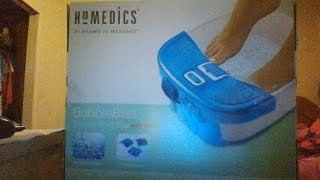 review on the bubble bliss dulux foot spa