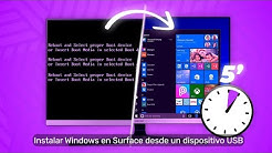 instalar windows en  Surface desde un dispositivo USB,, NOVIEMBRE 2017 - Durasi: 3.06. 