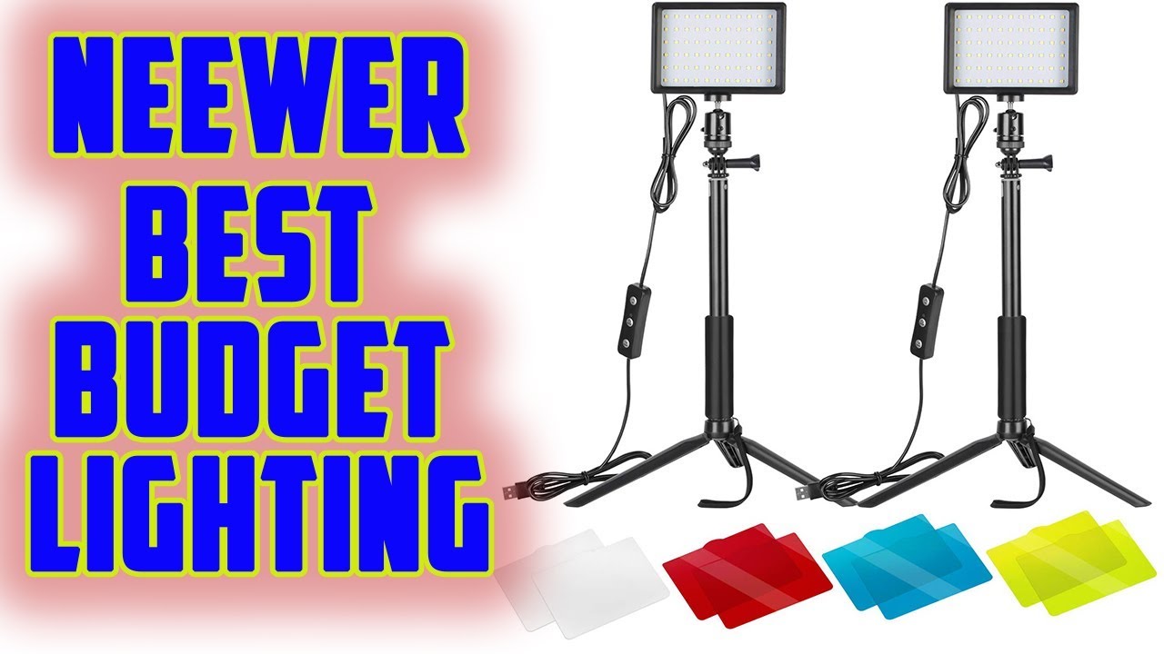 Neewer 2 Packs Dimmable 5600K Best Budget Lighting YouTube