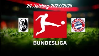 Bundesliga 2023/2024: SC Freiburg - FC Bayern München | 24. Spieltag | EA SPORTS FC 24