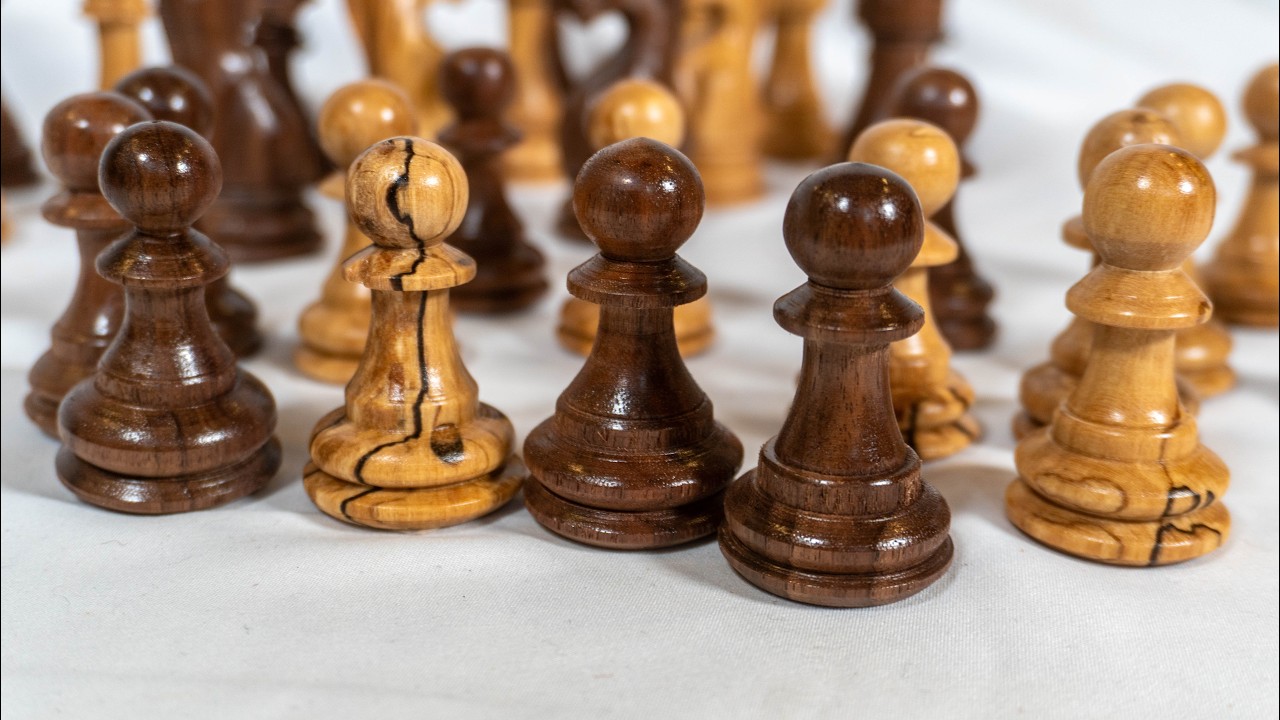 Woodturning Chess Pieces The EASY Ones Spalted Maple Walnut YouTube woodturning-chess-pieces-the-easy-ones-spalted-maple-walnut-youtube