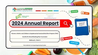 2024 Annual Report - Scchd Program Women, Infants And Children Wic, Breastfeeding Peer Counseling