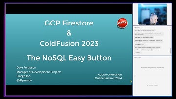 GCP Firestore & ColdFusion 2023 the NoSQL easy button