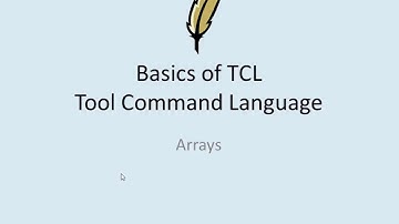 TCL Lecture 5 : Arrays and Loops | for loop and foreach loop | Associative Arrays
