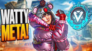 I Took the *NEW* Buffed Wattson into Solo Ranked! (Apex Legends)