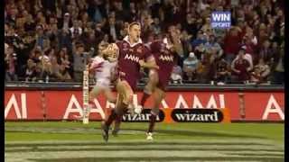 State of Origin 2006 Game 3 - 1st try (Thurston Line Break & Tate Try)